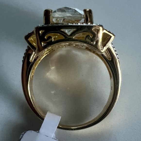 Marcel Drucker Womens
14K Yellow Gold Over 
Sterling Silver Diamonds
& Quartz - Picture 10 of 16